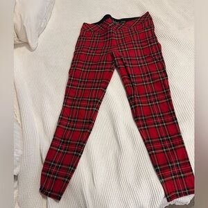 Tartan plaid leggings